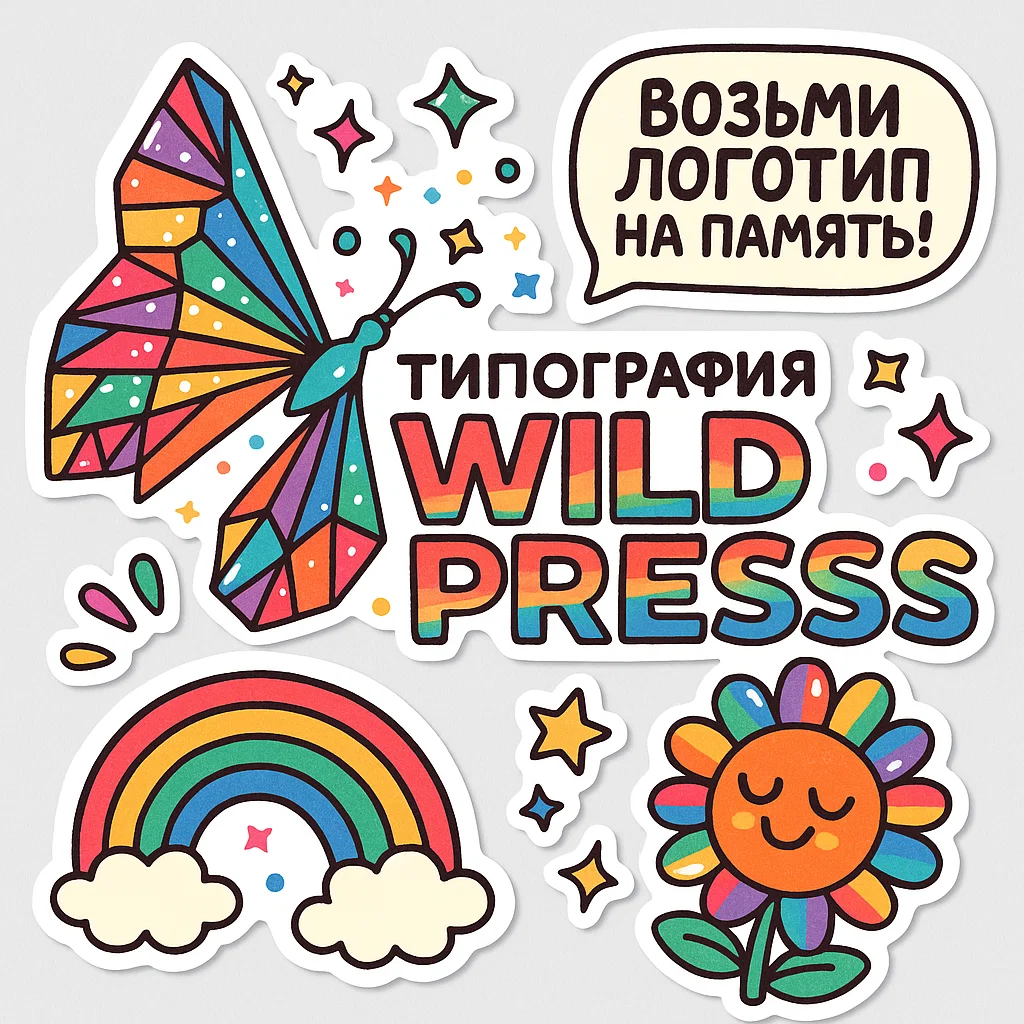 Печать стикерпаков и 3D стикеров на заказ