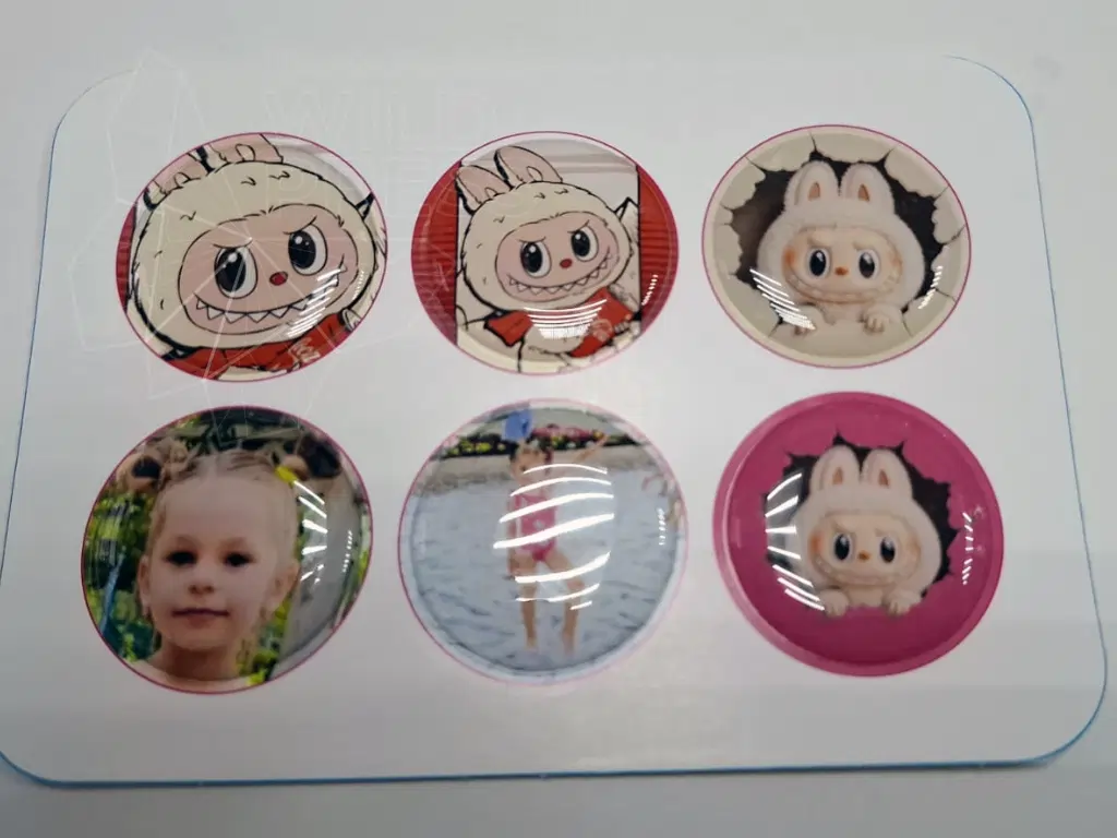 3D-стикеры на заказ в типографии WildPress