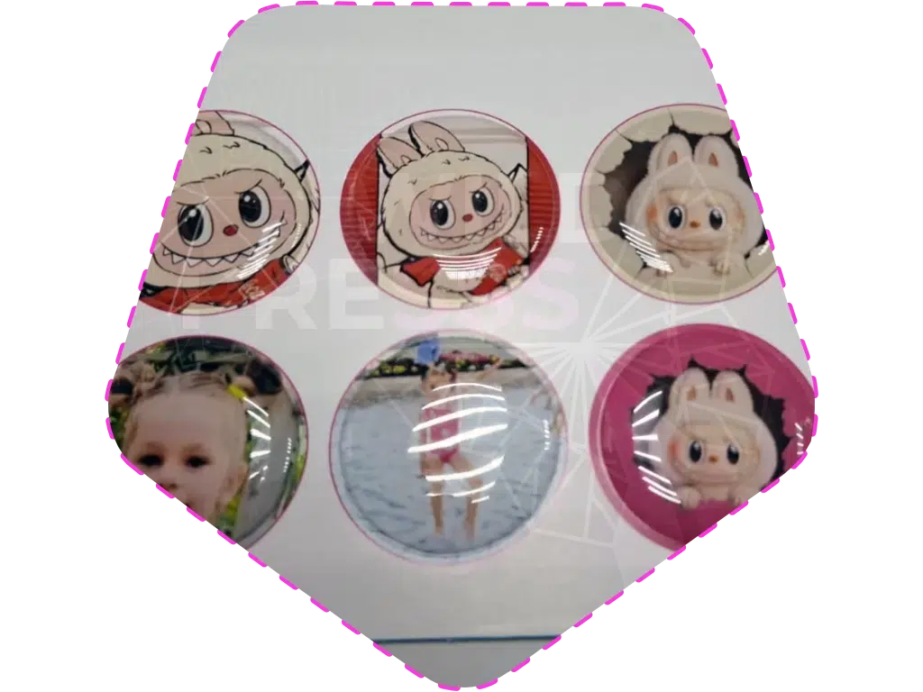 3D-стикеры на заказ в типографии WildPress