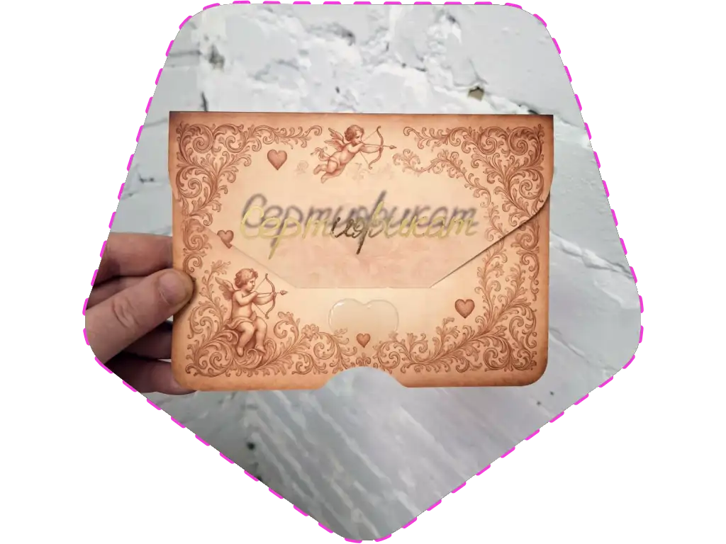 Сертификат-открытка в конверте